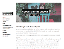 Tablet Screenshot of goddessinthegroove.com